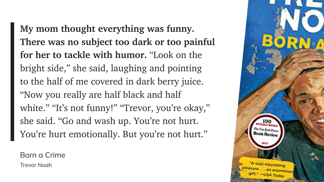 Book - Born a Crime by Trevor Noah