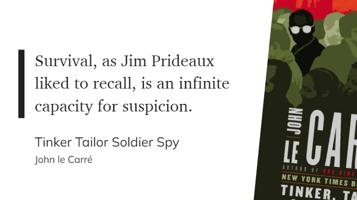 Book - Tinker Tailor Soldier Spy by John le Carre